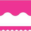 Teacher Created Resources Hot Pink Scalloped Border Trim (5582)