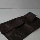 LEATHER FARM Brown(Dual-Tone) Thick Genuine Leather Pillow Cover Decorative for Couch Throw Pillow Case Leather Cushion Cover Solid Color (Brown, 20"x20")