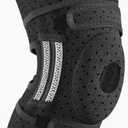 NEENCA ELITE Knee Brace for Men & Women - Open-Back Knee Support with Side Stabilizers & Patella Support for Meniscus Tear, Arthritis Pain, Injury Recovery, Running, Sports (Black, Small)