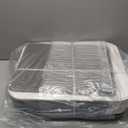 RIZZARI Stainless Steel Cat Box: Large Gray Enclosed Design Litter Pan - High-Edged & Teflon Coating - for Superior Odor Control & Easy-Clean Drawer - Ideal for Multi-Cat Homes Garage