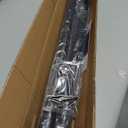 Tension Curtain Rod 51168 In (4.2514 ft),Extra Long Outdoor Curtain Rod for Window or Bathroom Patio,Easy to Install No Drilling Never Rust,Heavy Duty Adjustable Spring Shower Rod (Black)