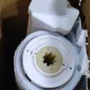 Joydeco Cordless Zebra Blinds (Pro), Dual Layer Light Control Zebra Blinds for Windows, Light-Proof Aluminum Cover, Free-Stop Roller Shades for Home & Office (White, 57" W x 75" H)