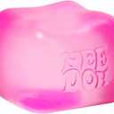Schylling NeeDoh Nice Cube -Sensory Squeeze Toy with Super Solid Squish - 2.25" Cube - Pink