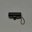 Mini Power Bank, Capsule Power Phone Charger 5500mAh,Portable Charger with Dual USB-C Ports for iPhone17/16/15/15 plus/15 pro/15 pro Max/Android Phone/Samsung/Moto/LG etc (Black)