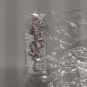 Pink Dog Chain Collar,Bling Dog Chain Necklace Rhinestone Cuban Link Dog Collar Diamond Small Dog Collar Girl Pretty Puppy Collars Female Cat Chain Sparkling Crystal For XXS XS Small Medium Pet,8 Inch