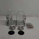 1 Gallon Glass Drink Dispensers For Parties 2PACK.Beverage Dispenser,Glass Drink Dispenser With Stand And Stainless Steel Spigot 100% Leakproof.Lemonade Dispenser With Ice Cylinder.Laundry Detergent