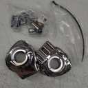 Motorcycle Chrome Switch Housing Cover For Harley-Davidson Road Glide Custom FLTRX Electra Classic FLHTC