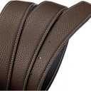 Vatee's Men/Women Reversible Genuine Leather Without Buckle Replacemen Belt Strap 1.34"/1.5" Wide