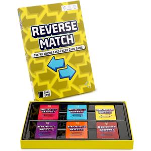 Reverse Match, Card Games for Kids and Adults, Card Games, Board Games, Family Brain Games, Learning Games, Game Night, Travel Games, Ages 5+