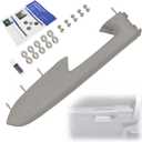 22818466 Front Left Driver Side Door Panel Armrest Repair Kit with Door Release Handle Below Armrest (17 Inch) Gray Compatible with 2010-2014 Chevrolet Chevy Silverado/GMC Sierra 1500 2500HD 3500HD