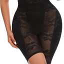 SEXYWG Women Hip Lifting Shapewear Hip Enhancer Pads Shorts Shapewear Control Padded Panties for Curvy Body (Black, S)
