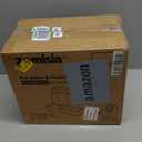 Gravity Cat Feeder and Water Dispenser, 2 in 1 Automatic Cat Feeder with 180 Degree Rotatable, 2 Pack Large Capacity Self Feeding for Small Medium Dog Puppy Kitten, Grey, 0.8 Gallon x 2