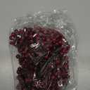 BBTO Artificial Holly Berries on Wire Stems, 250 Stems with 500 Pieces 8 mm Fake Berries for Tree Decorations Wreath Craft Use Wedding Party Favor (Dark Red)