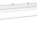 ClosetMaid 5631 SuperSlide Ventilated Shelf Kit with Closet Rod, 4-Foot x 12-Inch, White (4 ft x 12 in)