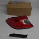 Tail Light Assembly Compatible With 2018-2022 Honda Accord Sedan Outer Left Driver Side LED Brake Talilight Replace 33500TVAA01