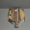 KOLWOVEN Acacia Wood Cutting Board 2 Pack with Handle, Wooden Charcuterie Board Large Paddle Carving Chopping Board Set, Serving Tray for Cheese Meat Fruit Pizza Bread Baking