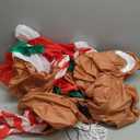 Partyotu Christmas Inflatable Gingerbread Man, Blow Up Holiday Party Decor with Buildin LED Lights, Waterproof Inflatable Christmas Decorations for Outdoor Roof Yard Lawn Garden Indoor (Brown, 8FT)