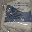 Nanspring Cream White Linen Curtains 72 Inch Length 2 Panels Set for Living Room Back Tab Pinch Pleated Window Curtain Drapes Neutral Rustic Farmhouse Decor Ivory Dining Room Curtain 72 inches Long