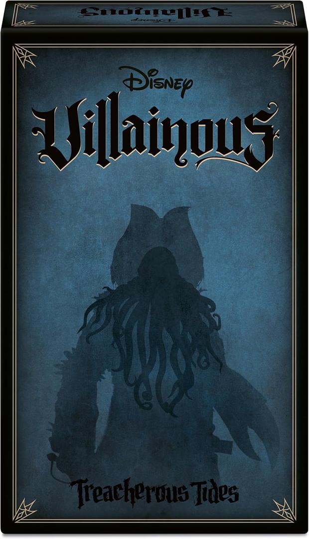 Ravensburger Disney Villainous - Treacherous Tides Strategy Board Game - Play as Davy Jones or Tamatoa - Stand-Alone or Expand with Other Villainous Games - Award-Winning Line - Ages 10+