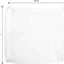 S&T INC. Sneaker Dryer Bag, Dryer Door Shoe Net with Elastic Straps, Sneaker Laundry Bag for Shoes, White, 15.5 Inch x 15.5 Inch, 1 Pack