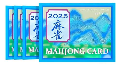 3 x Mahjong Cards 2025 Large Print American