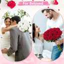 100 Pcs Pink Roses Artificial Flowers, Real Touch Velvet Roses Bouquet Fake Flowers Bulk, Artificial Roses with Long Stems for Birthday Gift Women Mom DIY Bridal Wedding Centerpiece Decorations