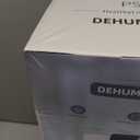 Dehumidifier, Dehumidifiers for Home, 98 OZ Water Tank, (1000 sq.ft) Quiet Dehumidifier for Basement Bathroom Bedroom with Humidity Display, Auto Shut Off, Relaxing 7 Color Ambient Light(White)