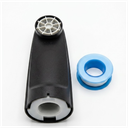 Metal Pull Down Bathtub Spout with Diverter, 5-1/4" Length, Repair Part Tub Spout, Rebuilt with RP33794& RP12307, Matte Black