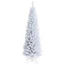 6-ft Pencil White Artificial Christmas Tree