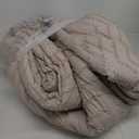 Andency Khaki Twin/Twin XL Comforter Set, Twin Bed Comforter for College Dorm Girls Boys Kids Boho Tan Soft Warm Cute Comforter, 2 Pieces Taupe Aesthetic Chevron Bohemian Bedding Set