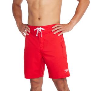 Speedo Men's Guard Swim Trunk Knee Length Boardshort Volley 30
