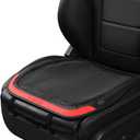 FLORICH Car Seat Covers Front Bottom Seat Covers Front Driver Seat Pad Universal Fit Cars SUVs Trucks Vans Sedans, 1PCS (Seat Cushion, Black Woven)