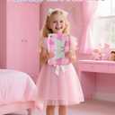 ATESSON for Samsung Galaxy Tab A9 Plus Case Kids Girls 11 inch Tablet Ca-se 2023 with Kickstand Shoulder Strap Heavy Duty Protective Cover for Samsung Galaxy Tab A9+ 5G Case Pink