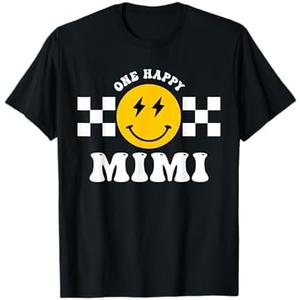 One Happy Dude 1st Birthday One Cool Mimi Family Matching T-Shirt Large