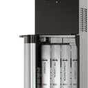 Brio Self Cleaning Bottleless Water Cooler Dispenser, UL Approved, Stainless Steel, Point of Use Drinking Water Filter, Hot, Cold, and Room Temperature (Silver)