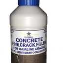 Bluestar Flexible Concrete Hairline Crack Filler (Light Gray), DIY - No Special Tools Needed. Fill Small Cracks in Concrete Driveways, Sidewalks and Patios.