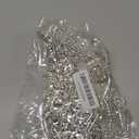 Geosar 4 Pieces Rhinestone Belt Applique Silver Wedding Crystal Rhinestone Trim Bridal Sequin Sash Applique Iron on Patch for DIY Crafting Women Prom Clothes Wedding Dress Decoration Headpieces