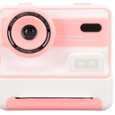 Kids Camera Instant Print Camera, 1080P HD 48MP Kids Print Camera with 2.4 Inch Screen, 16X Digital Zoom, Selfie Digital Camera for Toddler (Pink)