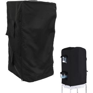 POPETPOP Bird Cage Covers for Night - Birdcage Cover Parrot Cage Cover Breathable Washable Birds Cage Cover Protector Pet Cage Cover Parakeet Cage Cover 32.23X17.68X13.36inch (Black)