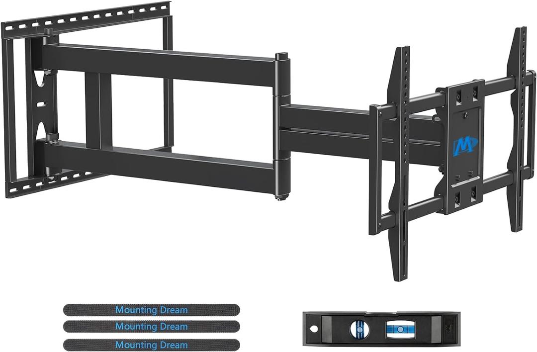 Mounting Dream Long Arm TV Wall Mount for Most 42-90 Inch TV, 40 Inch Extension TV Mount Swivel and Tilt, Full Motion Mount Fits Max VESA 800x400mm, 150 lbs. Loading, 16,18, 24 Studs