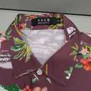 SSLR Pack Hawaiian Shirt for Men Flamingo Short Sleeve Casual Button Down Shirts Summer Beach Shirt, Small