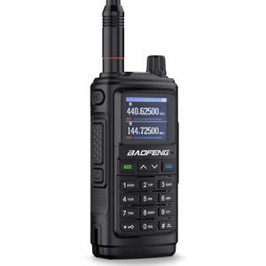 BAOFENG UV-17R Ham Radio Handheld, Dual Band Two Way Radio for Adult, UHF/VHF/NOAA/FM Receiver, 999 Channels, with 1800mAh Rechargeable Battery, Headset, Desktop Charger, Support Chirp Programming