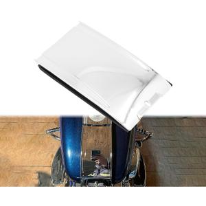 Lower Tank Dash Panel Extension Fit for Harley Softail Fat Boy Night Train Heritage Springer FXST FLST 2000-2017 Chrome
