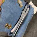 COACH Women's Quilted Leather Tabby 20 Shoulder Bag (Indigo)