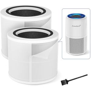 AromaRoom Air Purifier Filter for AP103 Air Purifier, 3-in-1 H13 True HEPA High-Efficiency Activated Carbon Filter, 2 Packs