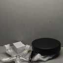 Rolling Stool with Wheels 400lbs Weight Capacity,Heavy Duty Lash Chair Adjustable for Tatoo Lab Massage Salon Spa Drafting Nail Teach,360 Swivel,Leather,Thick Seat Padding (Black)