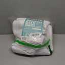 POLYTE 430 GSM Microfiber Quick Dry Lint Free Oversize Bath Towel Set, 6 Piece (Waffle Weave) (White)