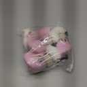 Dog Shoes for Small Medium Large Dogs,Winter Dog Snow Boots & Paw Protectors Waterproof for Cold Weather & Hard Floors,Adjustable Anti-Slip Dog Booties with Removable Wool Liner(Pink, 5)