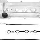 Engine Valve Cover with Gasket, Compatible with 2002-2009 Toyota Camry, 2009-2013 Corolla & Matrix, 2001-2007 Highlander, 2004-2008 RAV4, 2002-2008 Solara ＆ Scion tC xB, L4 2.4L