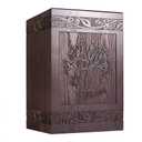 Cremation Urns for Human Ashes Adult Male or Female, Tree of Life Decorative Urns, Wooden Burial Urn Box for Men Women, Holds Up to 220 LBS